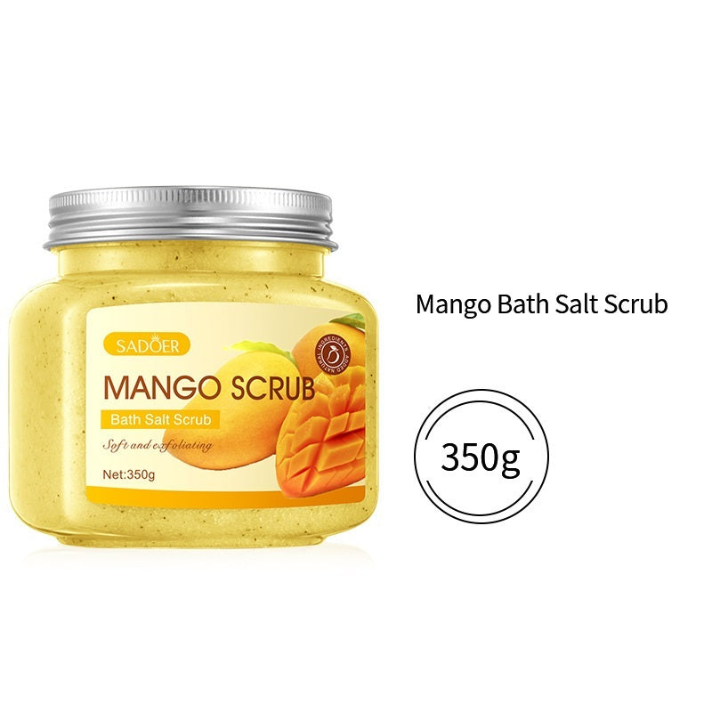 Fruit Bath Salt Scrub Cream Exfoliating Body Care Fruit Bath Salt Scrub Cream Exfoliating Body Care